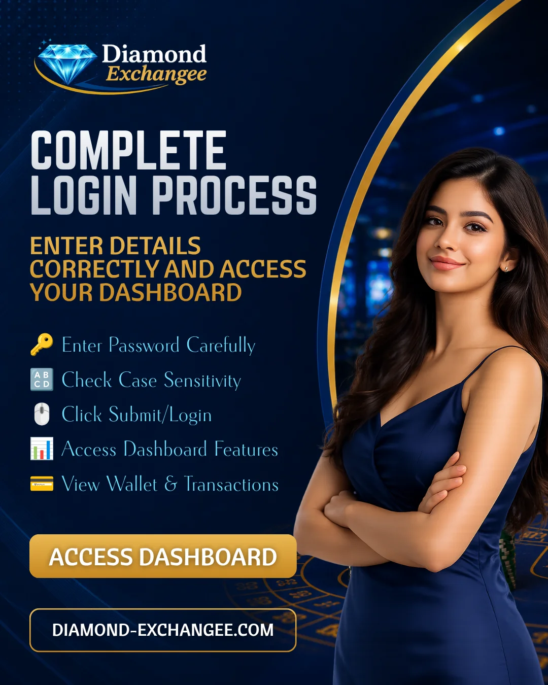Enter Your DiamondExch99 Password