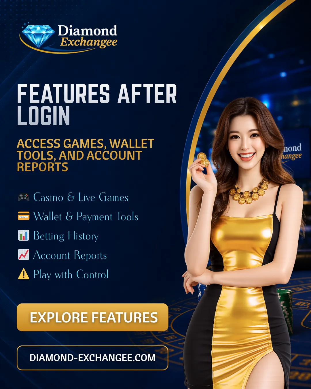 Casino and Live Casino Areas